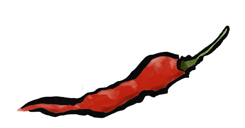 赤とうがらし　red hot chili pepper｜心にチクっとささるワードで作る「ちくわPOP（ちくわぽっぷ）」｜農産物直売所やスーパーの青果売り場の活性化に！農に特化したPOPが無料!!