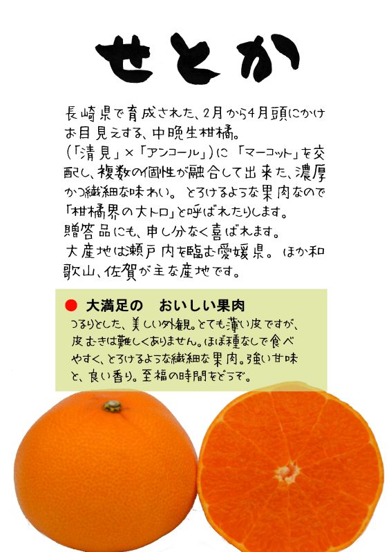 せとか　setoka　TX｜心にチクっとささるワードで作る「ちくわPOP（ちくわぽっぷ）」｜農産物直売所やスーパーの青果売り場の活性化に！農に特化したPOPが無料!!